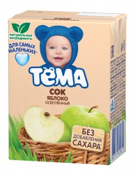 Сок Тёма яблоко с 4 мес 200 мл